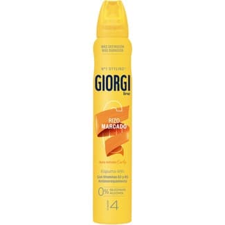 Espuma Rizo Marcado apta método Curly Anti encrespamiento Hidratación 24 h Fijación 4 spray 250 ml 0% Siliconas y Alcohol -