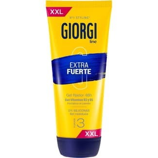 Line gel fijador Extrafuerte duración 48 h 0% siliconas sin residuos fijación 3 XXL tubo 240 ml -