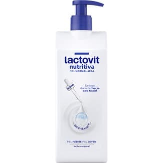 Leche corporal nutritiva con lactosomas para piel normal-seca dosificador 400 ml -