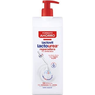 Leche corporal Lactourea reparadora con lactosomas dosificador 800 ml para piel extra seca -
