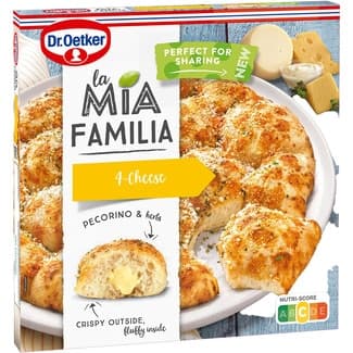 Pizza cuatro quesos crujiente por fuerta estuche 480 g -