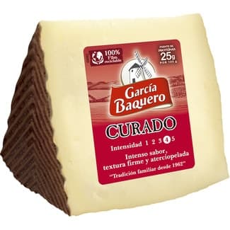 Queso curado mezcla madurado elaborado con leche pasteurizada cuña 310 g -
