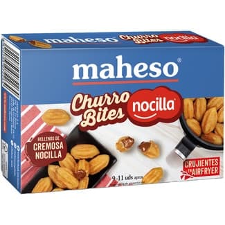 Churros bite rellenos de cremosa nocilla de 9 a 11 piezas caja 170 g -