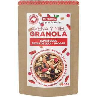 Granola con bayas de goji y baobab envase 300 g -