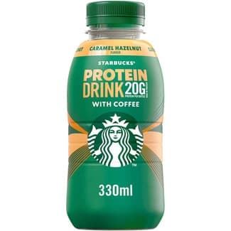 Protein bebida de caramelo hazelnut con café botella 330 ml -