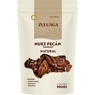 Nuez pecán gourmet natural envase 90 g -