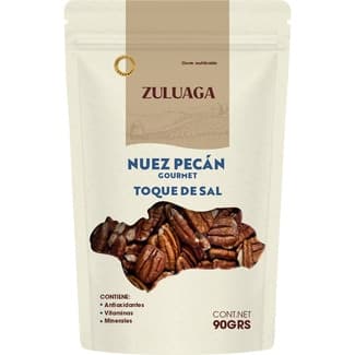 Nuez pecán gourmet toque de sal envase 90 g -