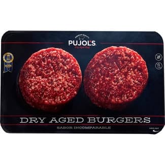 Hamburguesa dry aged burgers sin gluten y sin lactosa 2 unidades bandeja 300 g -