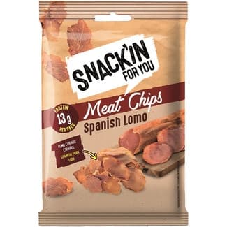 Snack'in For You chips lomo crujiente envase 20 g -