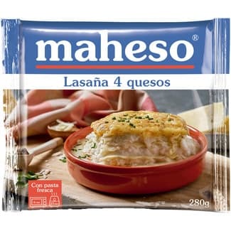 Lasaña 4 quesos estuche 280 g -