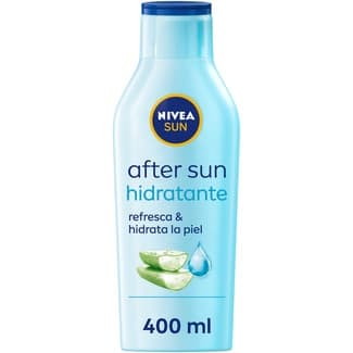 Loción after sun hidratante con aloe vera refresca & hidrata 48h frasco 400 ml -