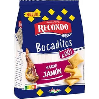 Bocaditos & Go! snacks sabor jamón bolsa 90 g -