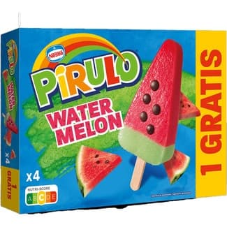 Water melón helado sabor sandía 3 unidades + 1 gratis estuche 292 ml -