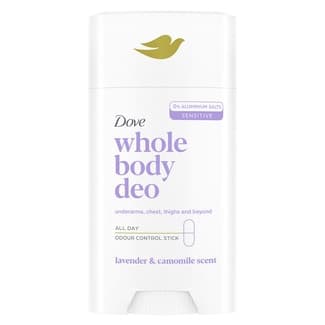 Desodorante whole body deo lavanda & manzanilla stick unisex 75 ml apto para axilas, pecho, muslos y mucho más -