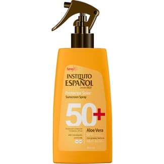 Protector solar SPF-50+ protección muy alta loción con aloe vera spray 300 ml -