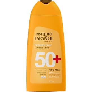 Protector solar SPF-50+ protección muy alta loción con aloe vera frasco 300 ml -
