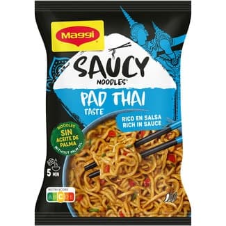 Noodles Saucy Pad Thai Taste rico en salsa paquete 128 g -