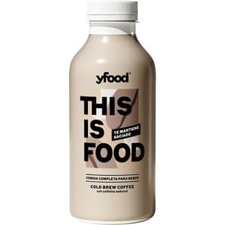 This Is Food comida completa para beber sabor café con cafeína natural botella 500 ml -