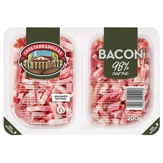 Cintas de bacon sin gluten sin lactosa pack 2 x 100 g envase 200 g -