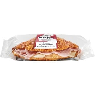 Croissant mixto de jamón cocido, queso gouda y queso crema unidad 190 g -