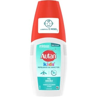 Repelente de insectos Kids a partir de 12 meses piel sensible dermatológicamente probado vaporizador 100 ml -
