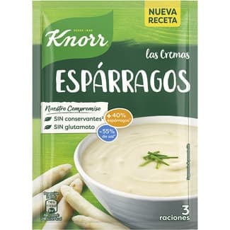 Las Cremas crema de espárragos sobre 70 g -
