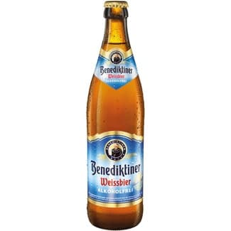 Cerveza alemana de trigo sin alcohol botella 50 cl -