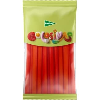 Regalices rellenos de nata y fresa largos bolsa 200 g -