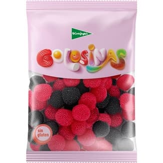 Moras de goma rojas y negras sin gluten bolsa 200 g -