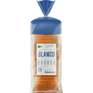 Pan de molde blanco con corteza original 28 rebanadas bolsa 820 g -