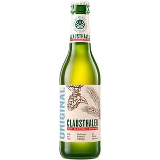 Cerveza rubia sin alcohol botella 33 cl -