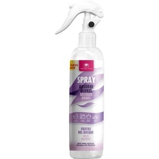Ambientador absorbeolores aroma frutos del bosque pulverizador spray 250 ml -
