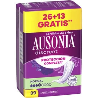 Compresa para pérdidas de orina normal bolsa 26 -