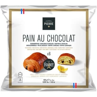 Napolitanas de chocolate hecha con mantequilla pura 6 unidades bolsa 420 g -