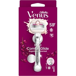Comfortglide Sugarberry maquinilla depilatoria envase 1 unidad + 2 recambios -