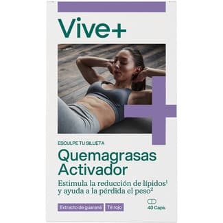 Quemagrasas con guaraná sin gluten envase 40 cápsulas -