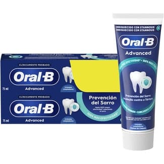 Advanced pasta de dientes prevención del sarro pack 2 tubos 75 ml -