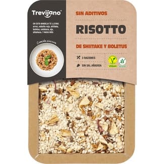 Risotto de shiitake y boletus sin gluten estuche 280 g -