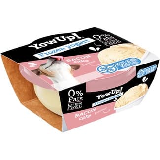 Snacks para perros adultos yogur helado pastel de bacon tarrina 110 g -