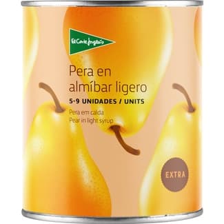 Pera mitades en almíbar ligero lata 480 g neto escurrido -