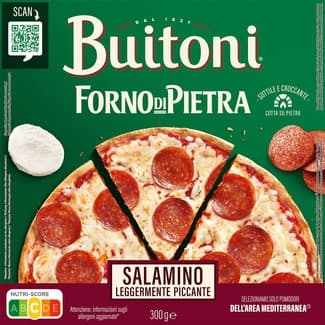 Pizza de salami ligeramente picante Salamino estuche 300 g -