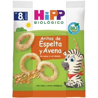 Tortitas de arroz con manzana ecológicas sin gluten y sin azúcar añadido desde 8 meses bolsa 30 g -