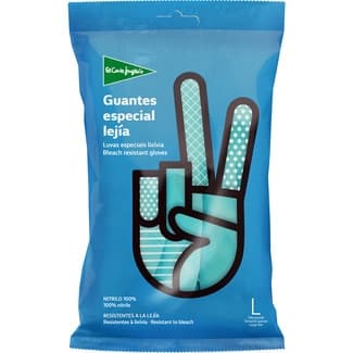 Guantes nitrilo resistentes a la lejía talla grande paquete 1 unidad -