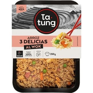 Arroz 3 delicias al wok envase 250 g -