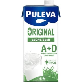 Leche semidesnatada Original con vitamina A+D brik 1 l -
