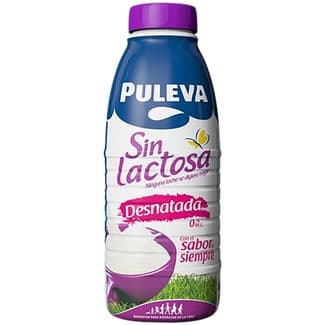 Leche desnatada 0% materia grasa sin lactosa botella 1 l -