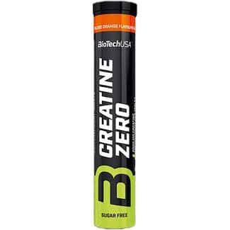 Creatina zero efervescente sabor naranja sin azúcar bote 18 tabletas -