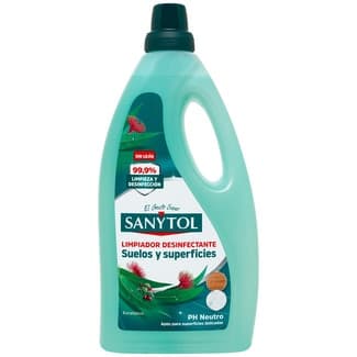 Limpiador desinfectante sin lejía para todo tipo de superficies ph neutro botella 1,2 l -