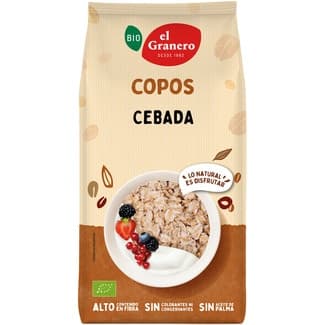 Bio copos de cebada de cultivo ecológico sin aceite de palma bolsa 500 g -