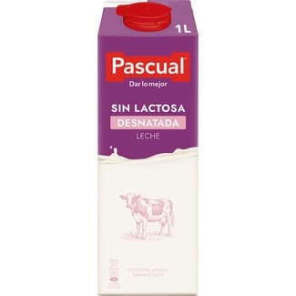 Leche desnatada sin lactosa brik 1 l -